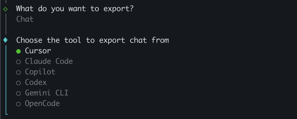 Select Cursor as the source